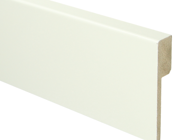 MDF Renovatieplint modern 90x18 voorgelakt RAL 9010