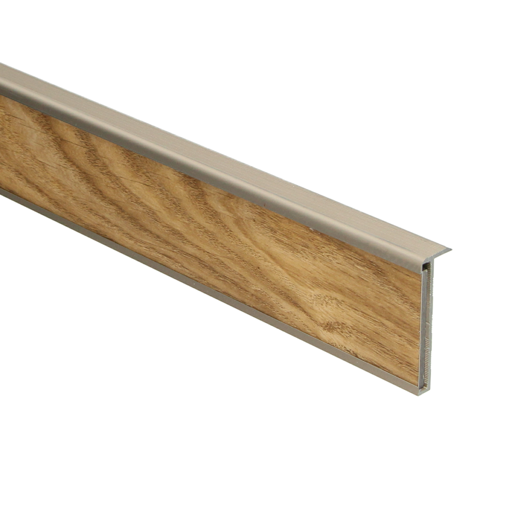 Trapneusprofiel PVC RVS 14x43mm 3m – foto 2