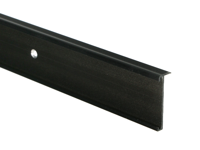 Trapneusprofiel PVC zwart 14x43mm 3m