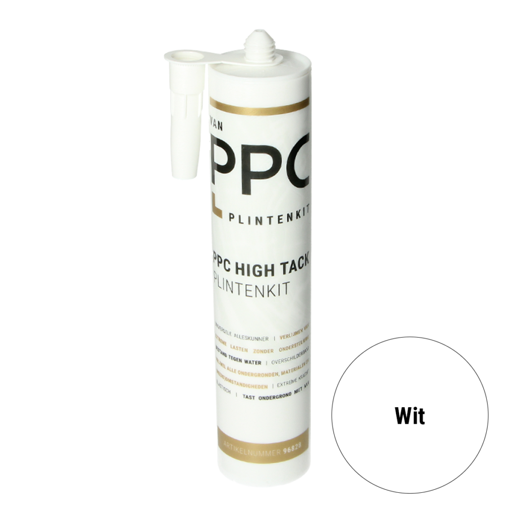 PPC High Tack Plintenkit - wit 290 ml